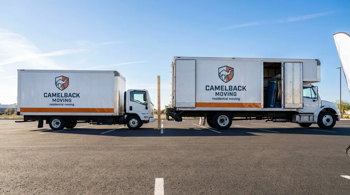 Moving truck size capacity guide in East Liverpool